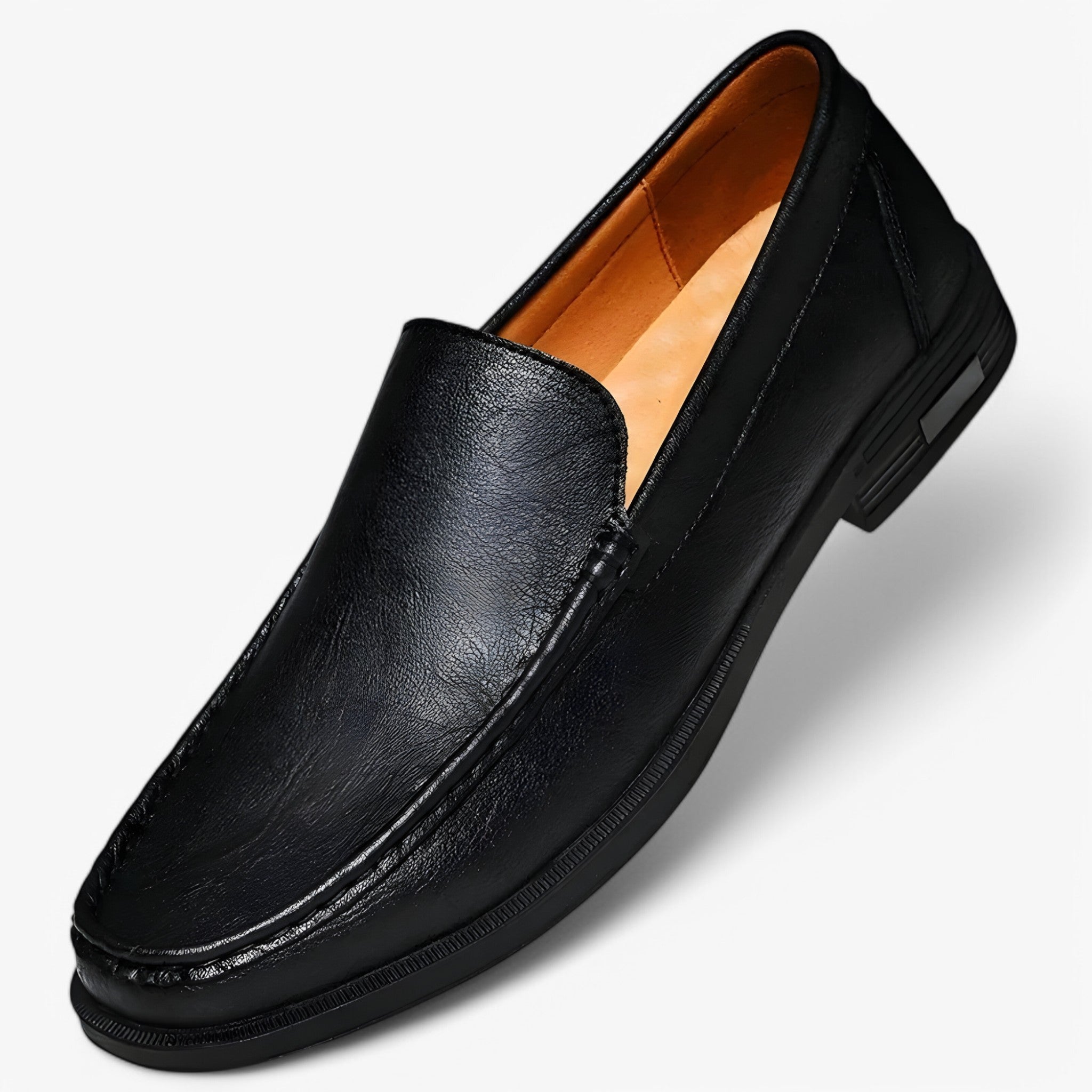 Mocassins Heren Bruine Elegante van Echt Leer Ambachtelijke Comfort Fit