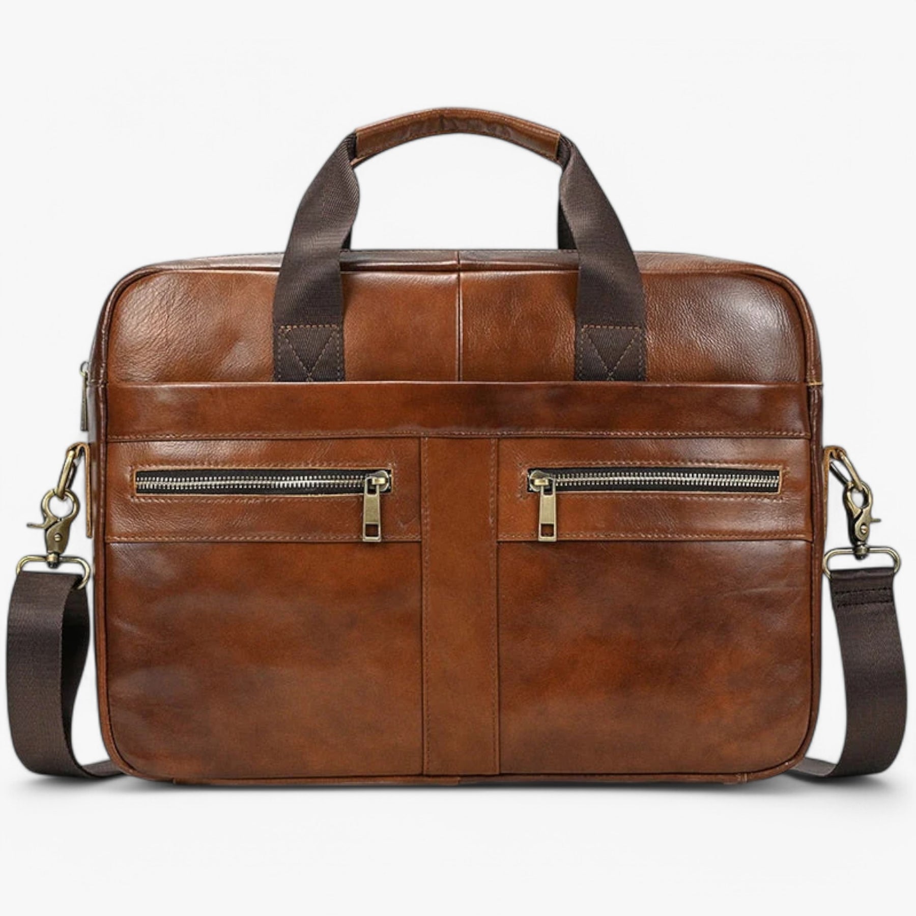 bags : Reiskoffer Bruin - Zakenkoffer Aluminium in Bruin van Pantino
