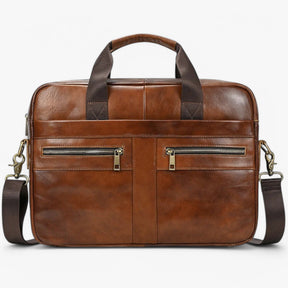 bags : Reiskoffer Bruin - Zakenkoffer Aluminium in Bruin van Pantino