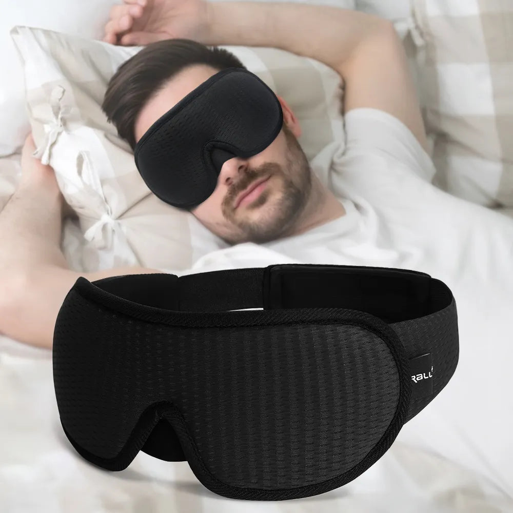other : UltraComfort 3D Slaapmasker: Perfecte Duisternis - Zwart in van Pantino