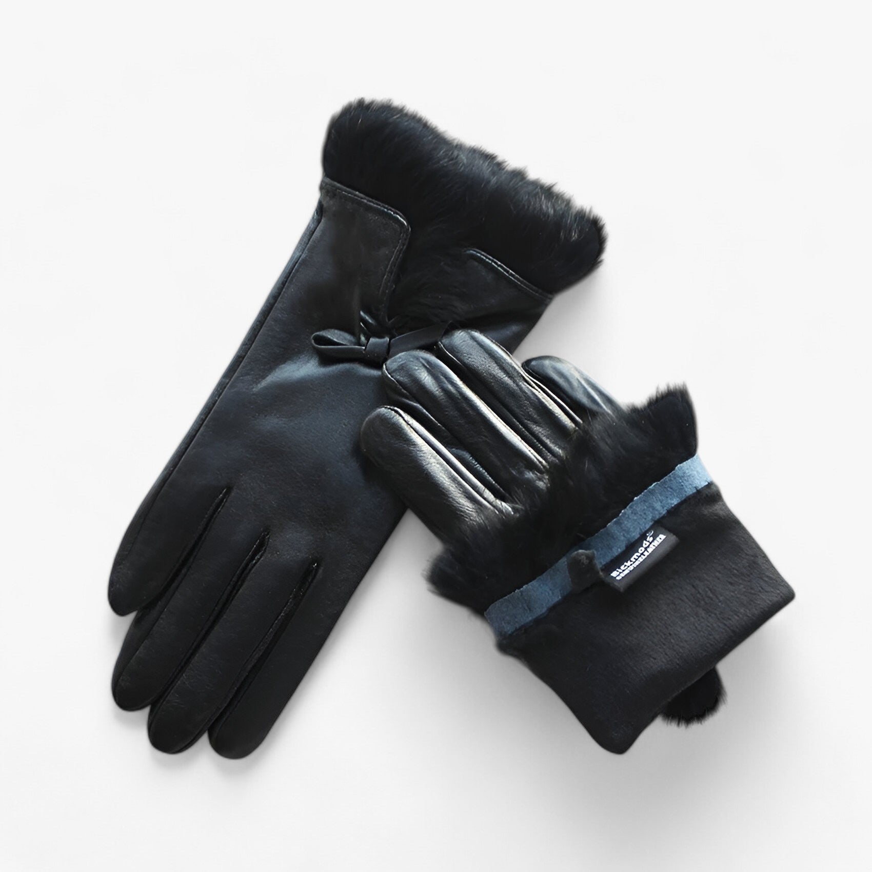 Gloves : Handschoenen Zwart - Warme Leren - Comfort en Stijl in van Pantino