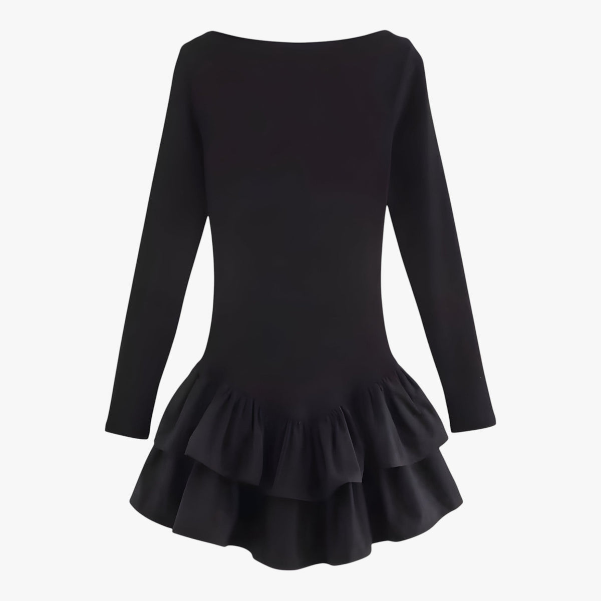 Mini jurk met lange mouwen - Trend en stijl Dames