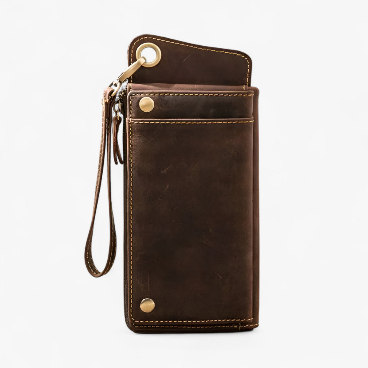 bags : Compact en Dames Default Vintage Leer in van Pantino