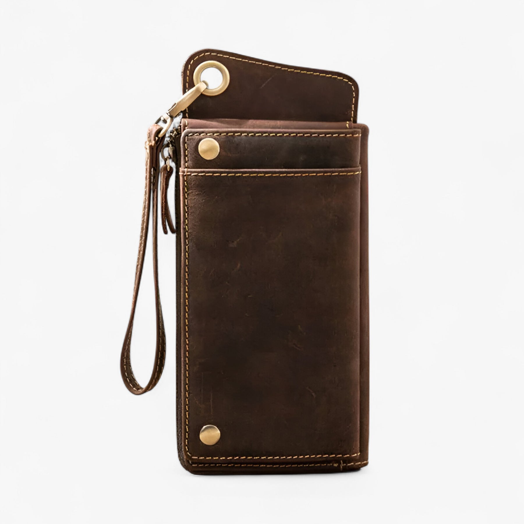 bags : Compact en Dames Default Vintage Leer in van Pantino