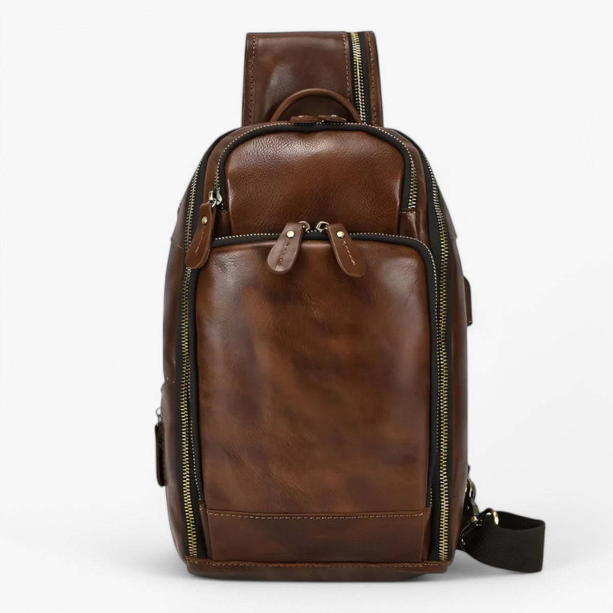 bags : Modern en Functioneel Heren Leder - Bruin in Koffie van Pantino