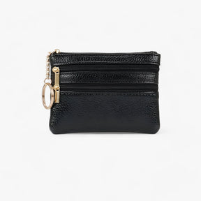 bags : Schoudertas voor Vrouwen Dames - Compakt en Elegant met Drie Ritsen - Rood in zwart van Pantino