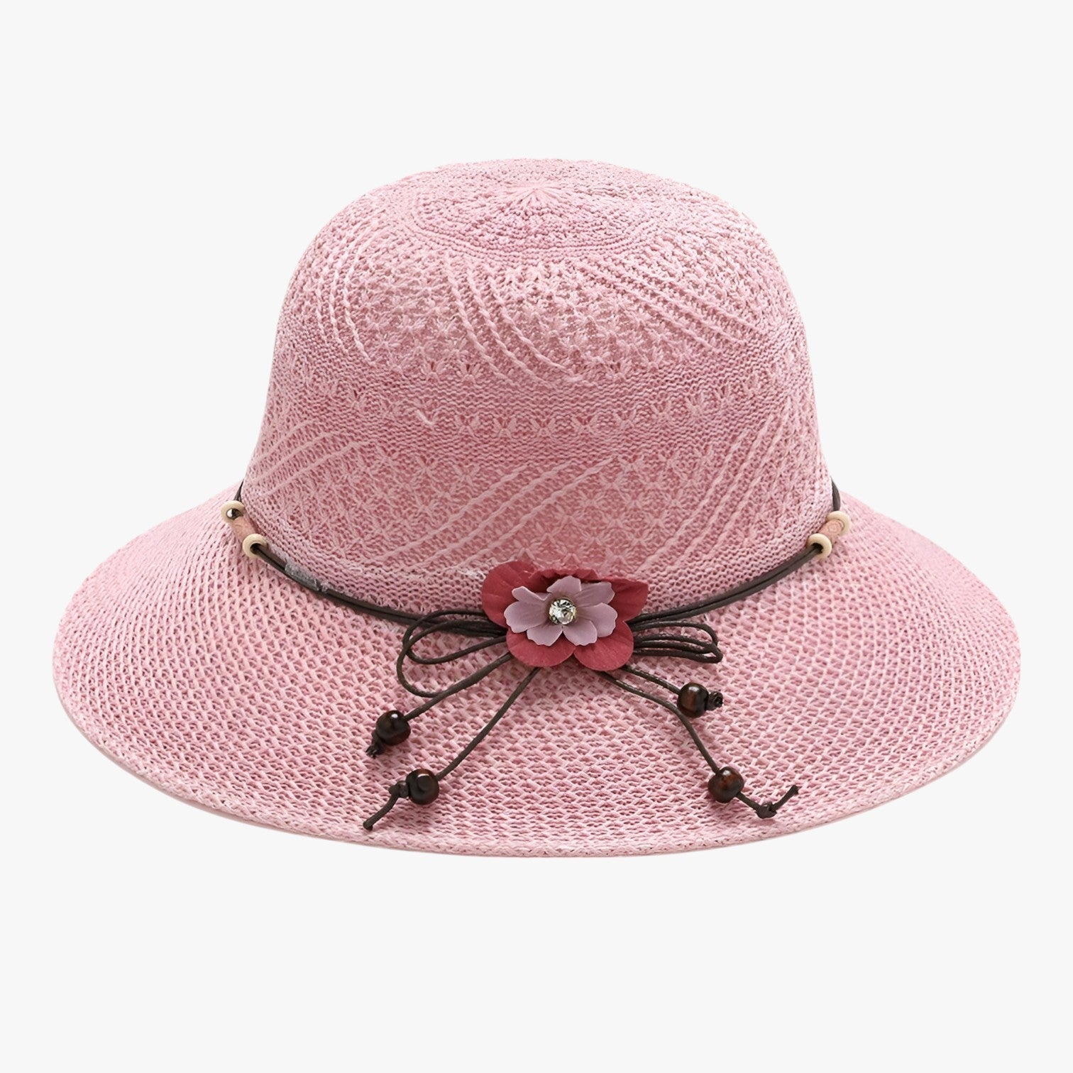 Sun Hat : Muts Dames Roze - Zomermuts voor - Stijlvolle Bescherming Tegen de Zon in licht paars van Pantino