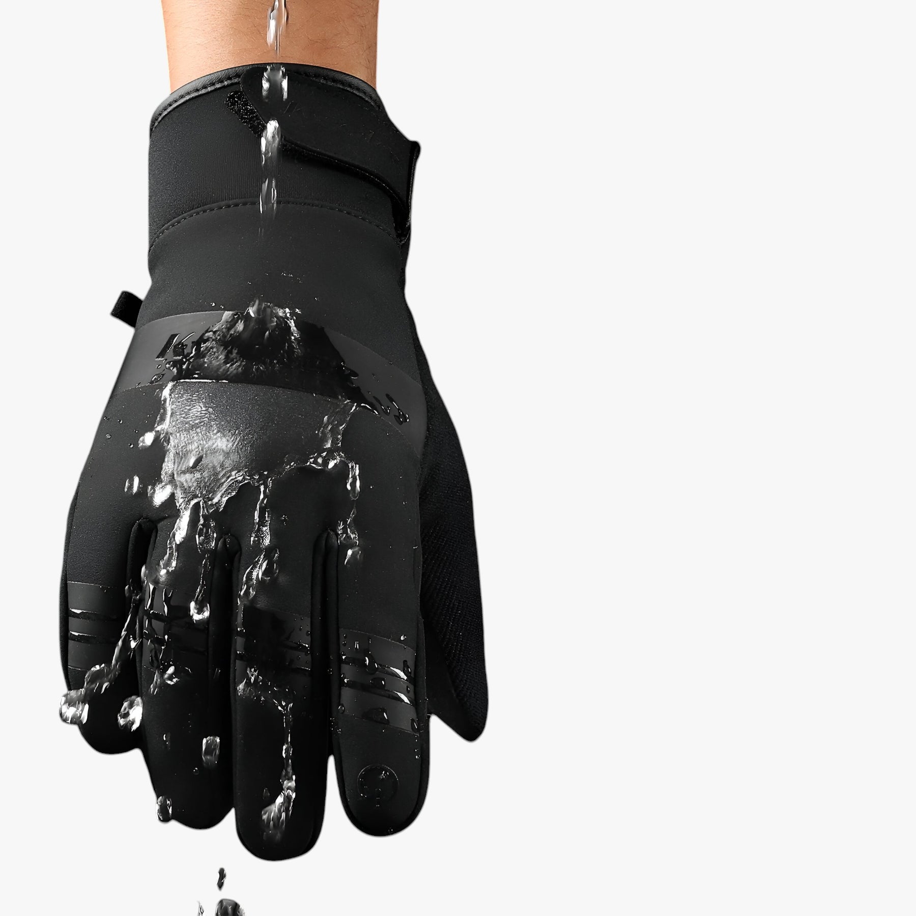 outdoor equipment : Waterdichte Winter Handschoenen voor Buiten Sporten in Black Waterproof van Pantino