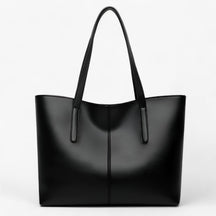 bags : Handtas voor Vrouwen Dames - Ruimte & Kwaliteit in PU Leer - Zwart in zwart van Pantino