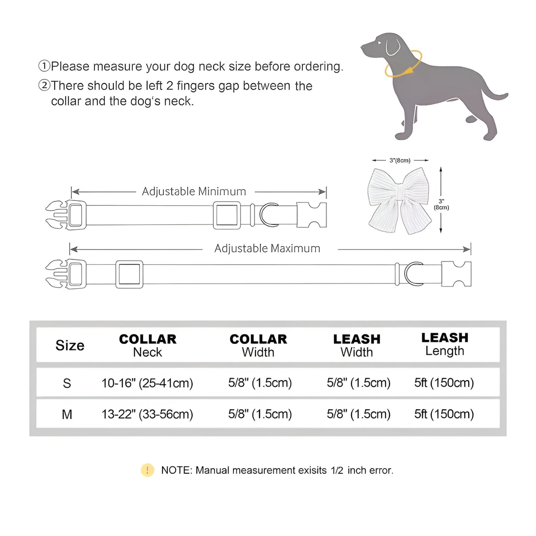 pets : Schattige Roze Halsband en Leash Set voor Kleine en Middelgrote Honden in van Pantino