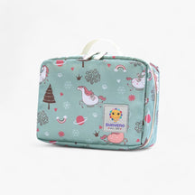 bags : Handtas Kinderen Grijs - Moederhandtas - Elegante en Functionele Opberging in Droomblauwe Groen S van Pantino