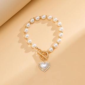 Bracelet : Parel Armband Dames Metaal in van Pantino
