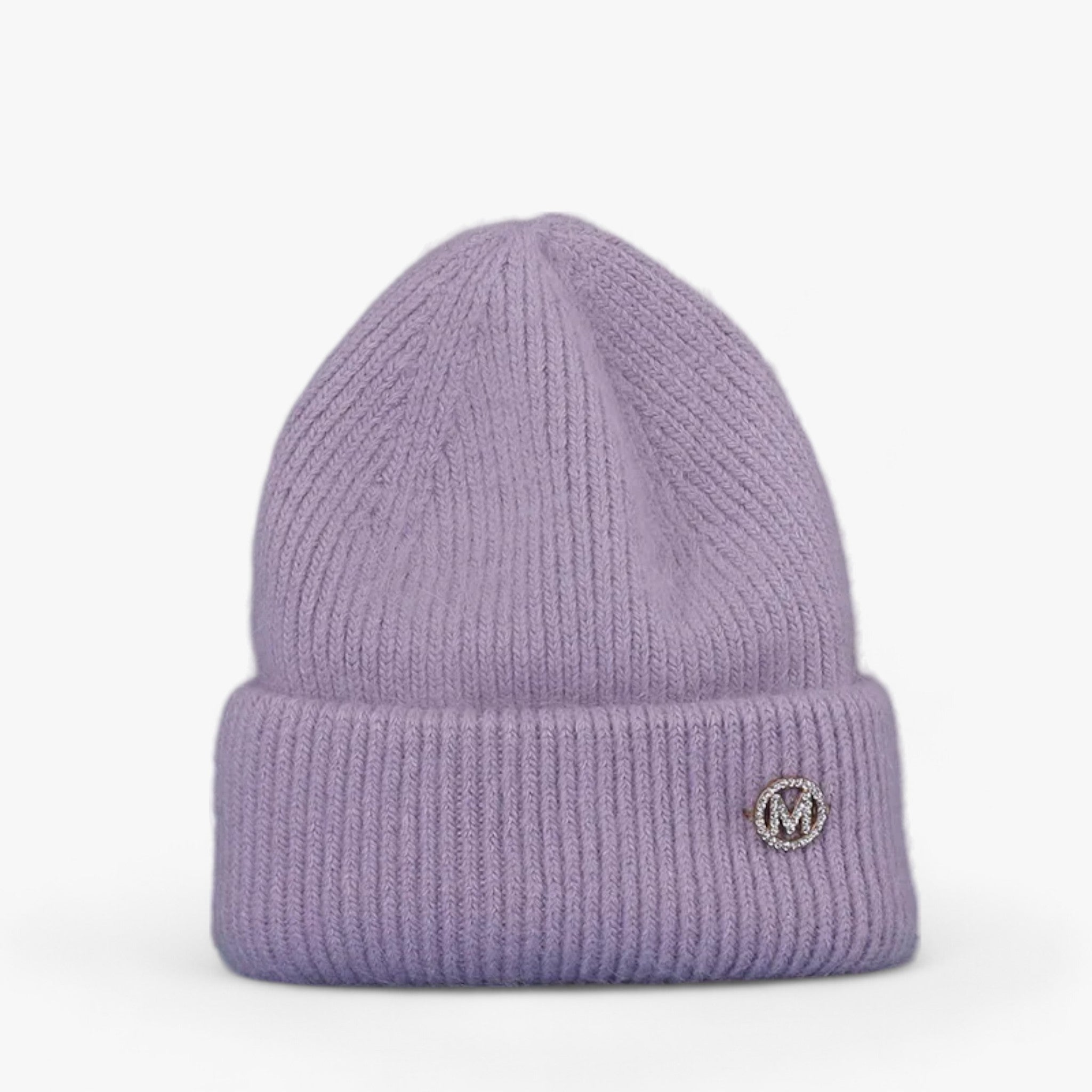 Winter Hat : Muts Dames Roze met - Wintermuts - Trendy en Comfortabel in Violet met M 54cm-60cm van Pantino