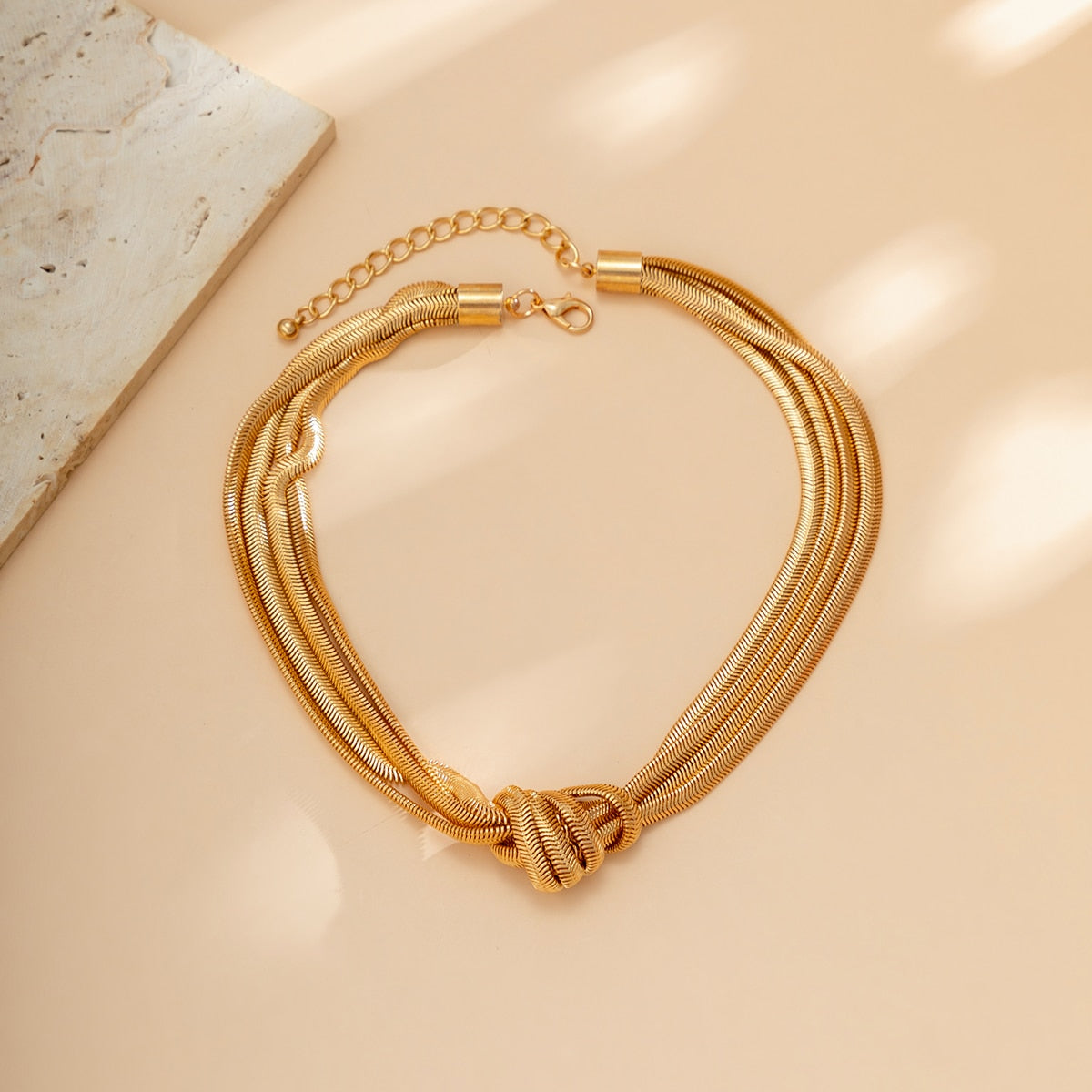 Necklace : Stijlvolle Ketting Dames - Goud in van Pantino
