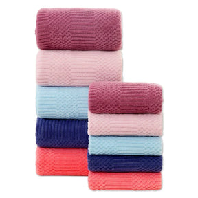 home & garden : Coral Fleece Badhanddoekenset - De Definitie van Zachtheid. - Lichtblauw in van Pantino