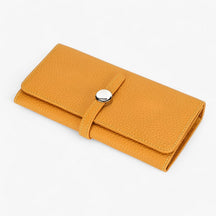 bags : Grote Handtas voor Vrouwen Dames - Elegante Echte Leer met Kaartmap - Zwart in Geel van Pantino