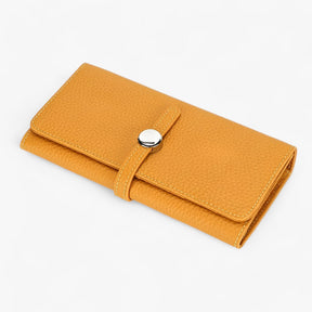 bags : Grote Handtas voor Vrouwen Dames - Elegante Echte Leer met Kaartmap - Zwart in Geel van Pantino