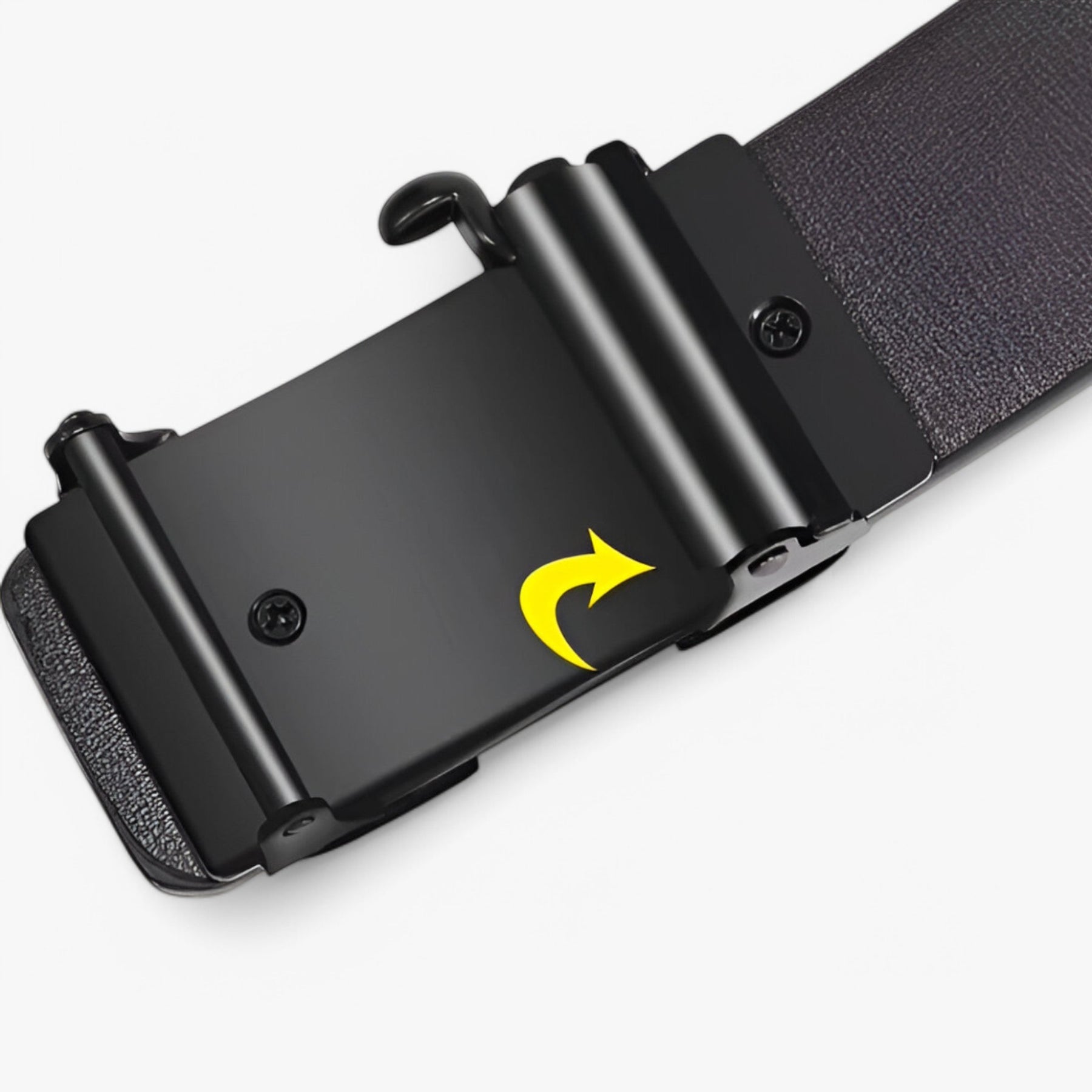 Belt : Heren Riem voor Verfijnde Stijl - Zwart in van Pantino