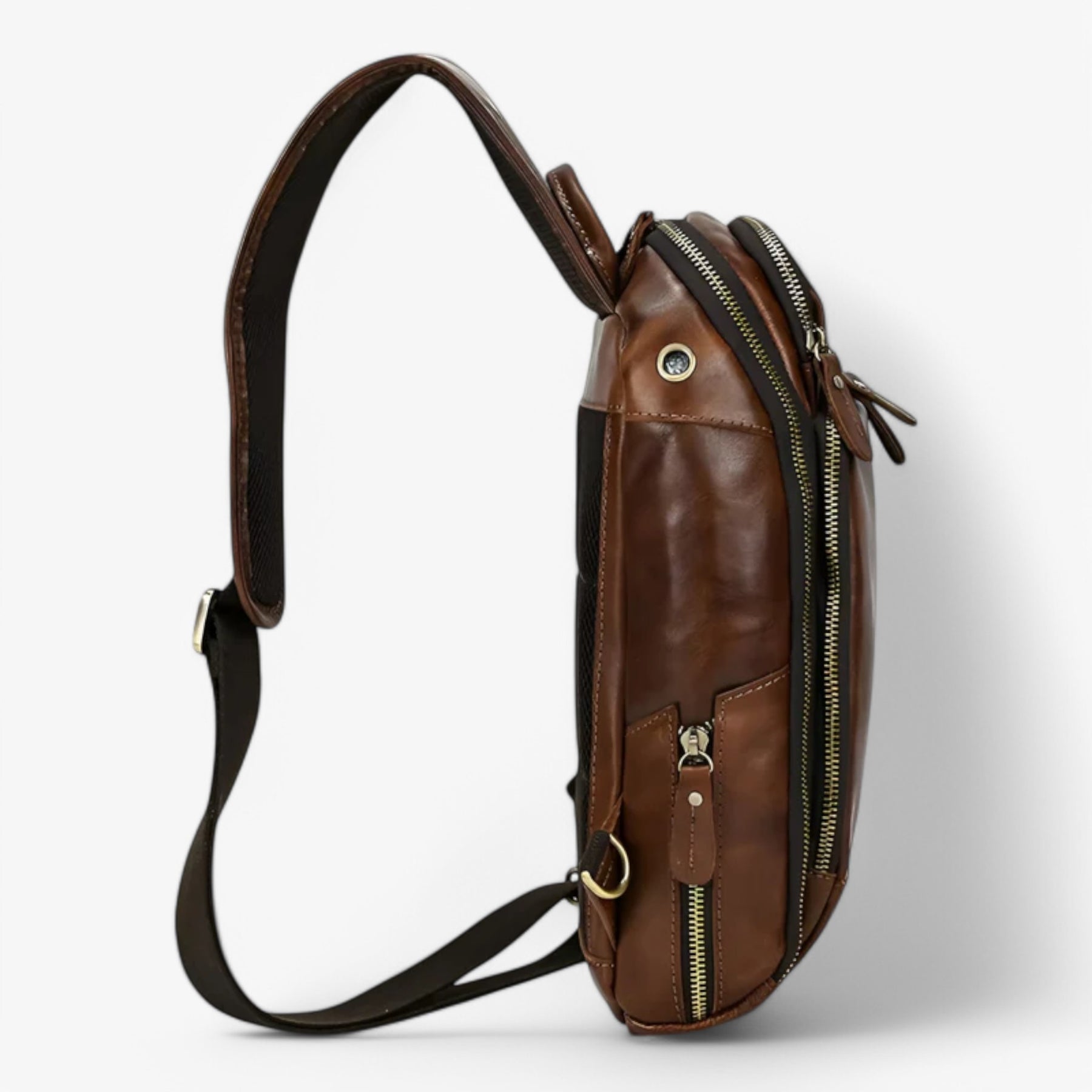 bags : Modern en Functioneel Heren Leder - Bruin in van Pantino