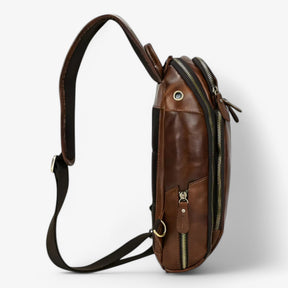 bags : Modern en Functioneel Heren Leder - Bruin in van Pantino