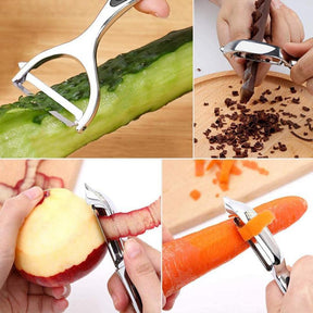 home & garden : SwiftPeel RVS Dunschiller - Moeiteloos & Nauwkeurig Jouw Veggies Schillen in van Pantino
