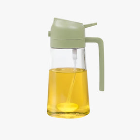 Oil Sprayer : 2-in-1 Olie Spray & Gieter - Precisiedosering, Minder Verspilling in Groen-Plastic-500ml van Pantino
