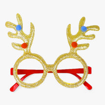 Party Glasses : Bril Heren - Feestelijke Celebrant - Kerstbril met Kerstman, Kerstboom en Sneeuwman in L van Pantino