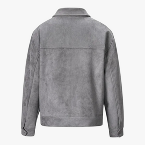 Herenjassen en -jassen : Heren Casual Multi Pocket Jas - Grijs in van Pantino