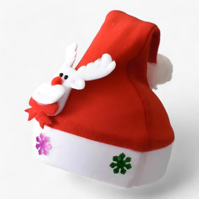 Party Hat : Kerstman Pet, Sneeuwman, Jachtluipaard Heren - Ideaal voor Kerstfeesten en Cadeaus in Élan van Pantino