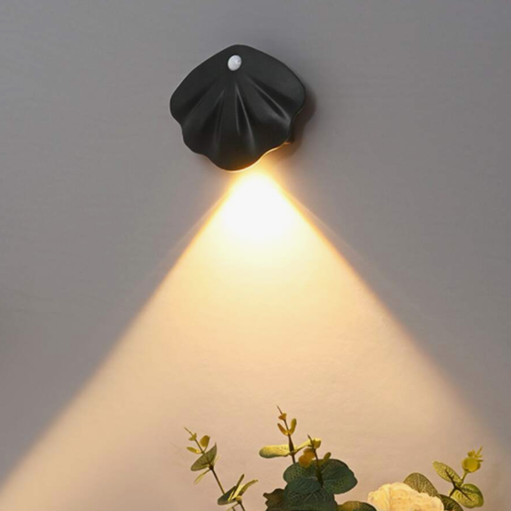 Bewegingssensor Lamp – Schelp Design, USB Oplaadbaar