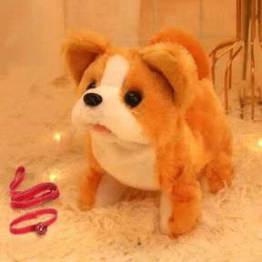 pets : Interactief Speelkameraadje Kinderen Beige - Pluche Knuffel - Zachte Stof in Shiba Inu van Pantino