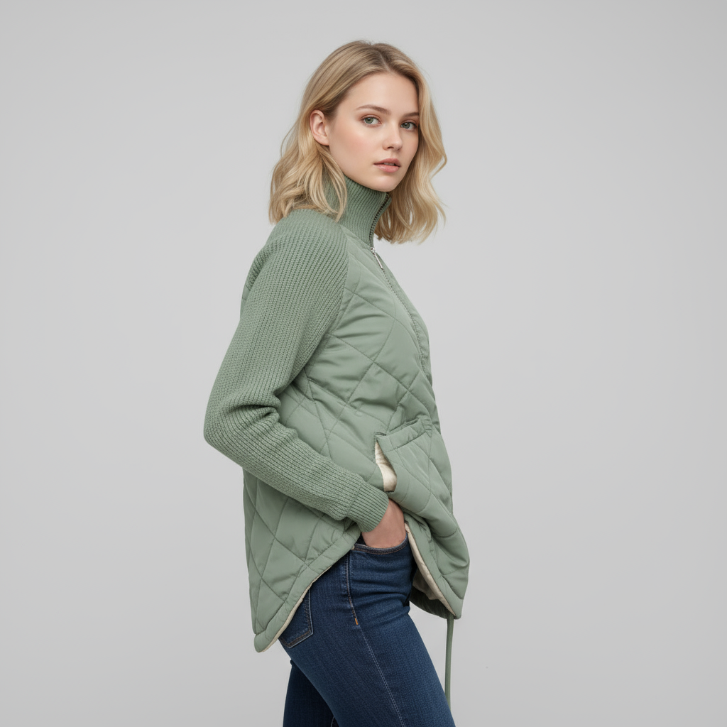 Jackets : Lichtgewicht Jack voor Dames - Militair Groen in van Pantino