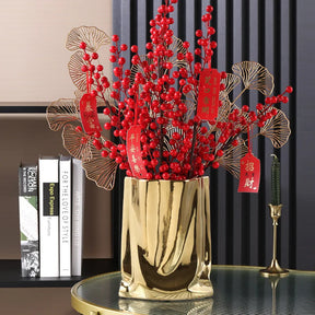 home & garden : Elegante Silberne Reflektierende Vase in van Pantino