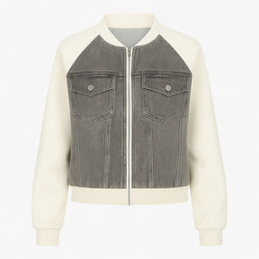 Clothes : Jack Dames Zwart - Veelzijdig Denimjack voor Katoen in Grijs van Pantino