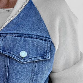 Clothes : Jack Dames Zwart - Veelzijdig Denimjack voor Katoen in van Pantino