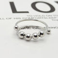 Anti Stress Ring Goud - Draaibeweging Rustig Worden - Metaal