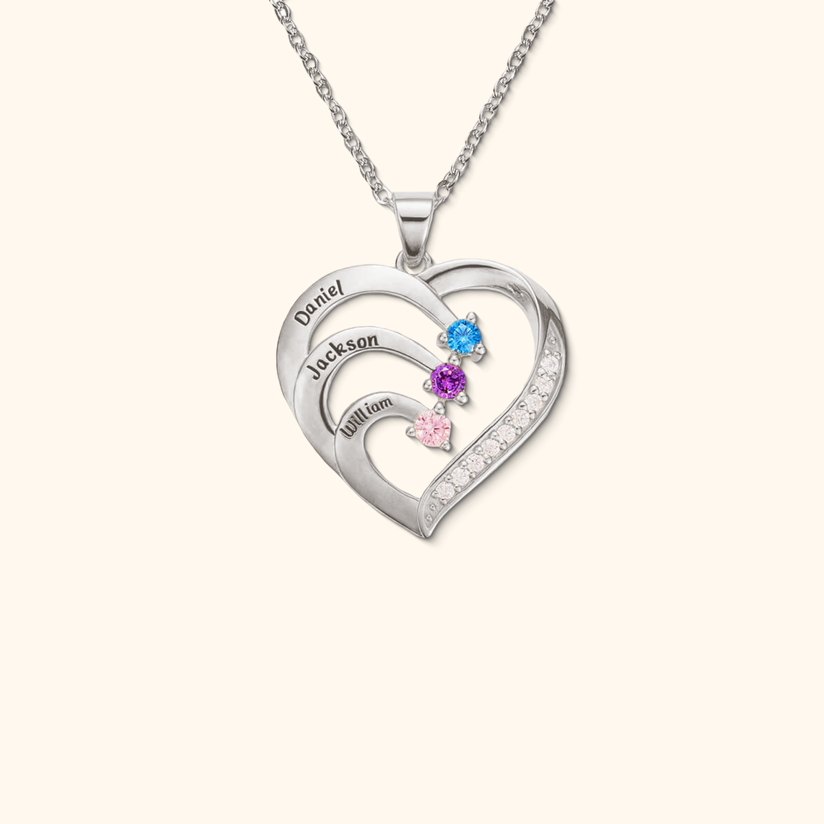 Necklace : Halsketting Goud - Elegante Stijlvolle in Zilver 3 van Pantino