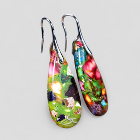 Earrings : EnergyLivin Jaspis Traandruppel in van Pantino