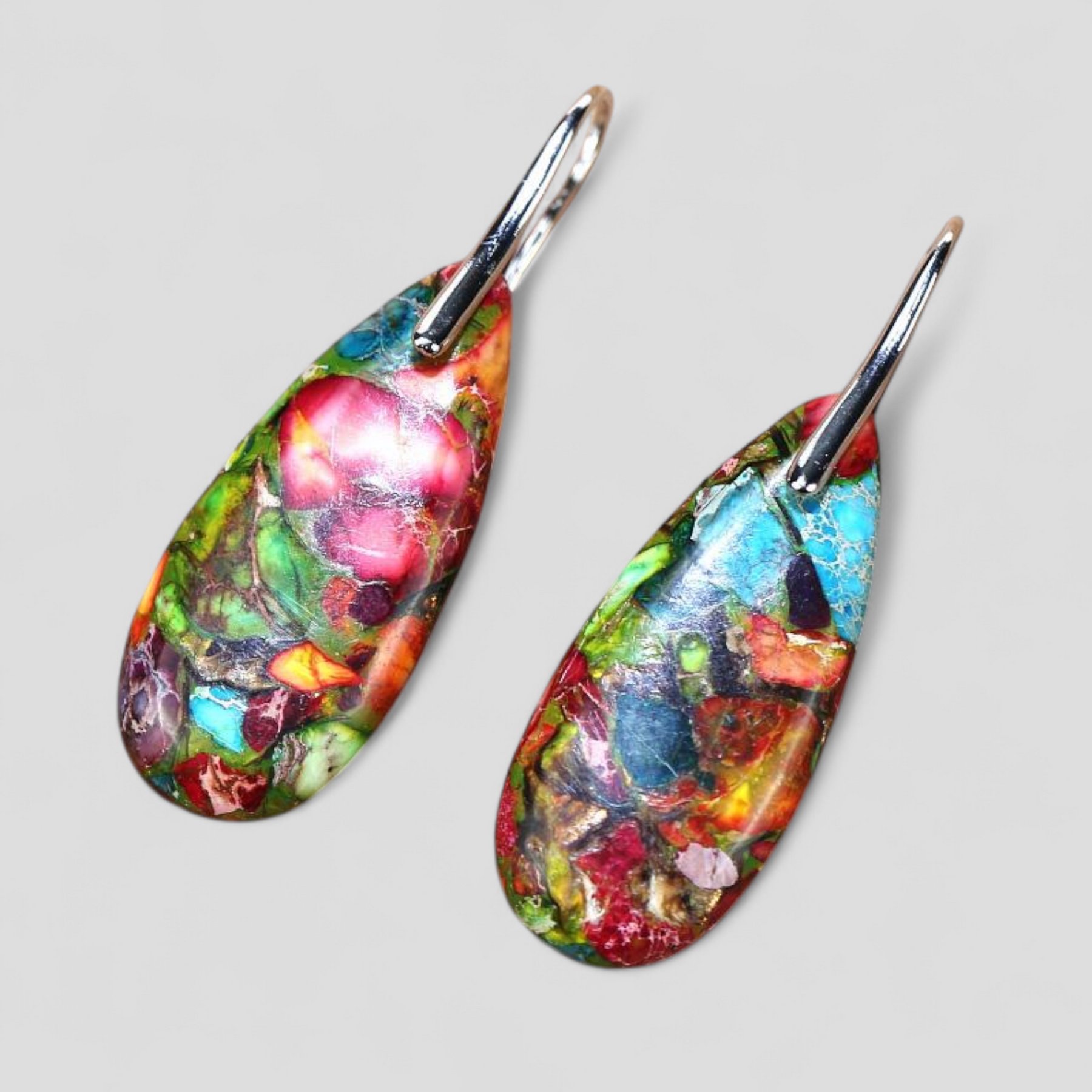 Earrings : EnergyLivin Jaspis Traandruppel in van Pantino