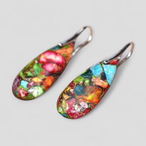 Earrings : EnergyLivin Jaspis Traandruppel in van Pantino