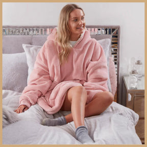 Blanket : Fleece Plaid Roze - Comfy & Warm - Zachte Deken in van Pantino