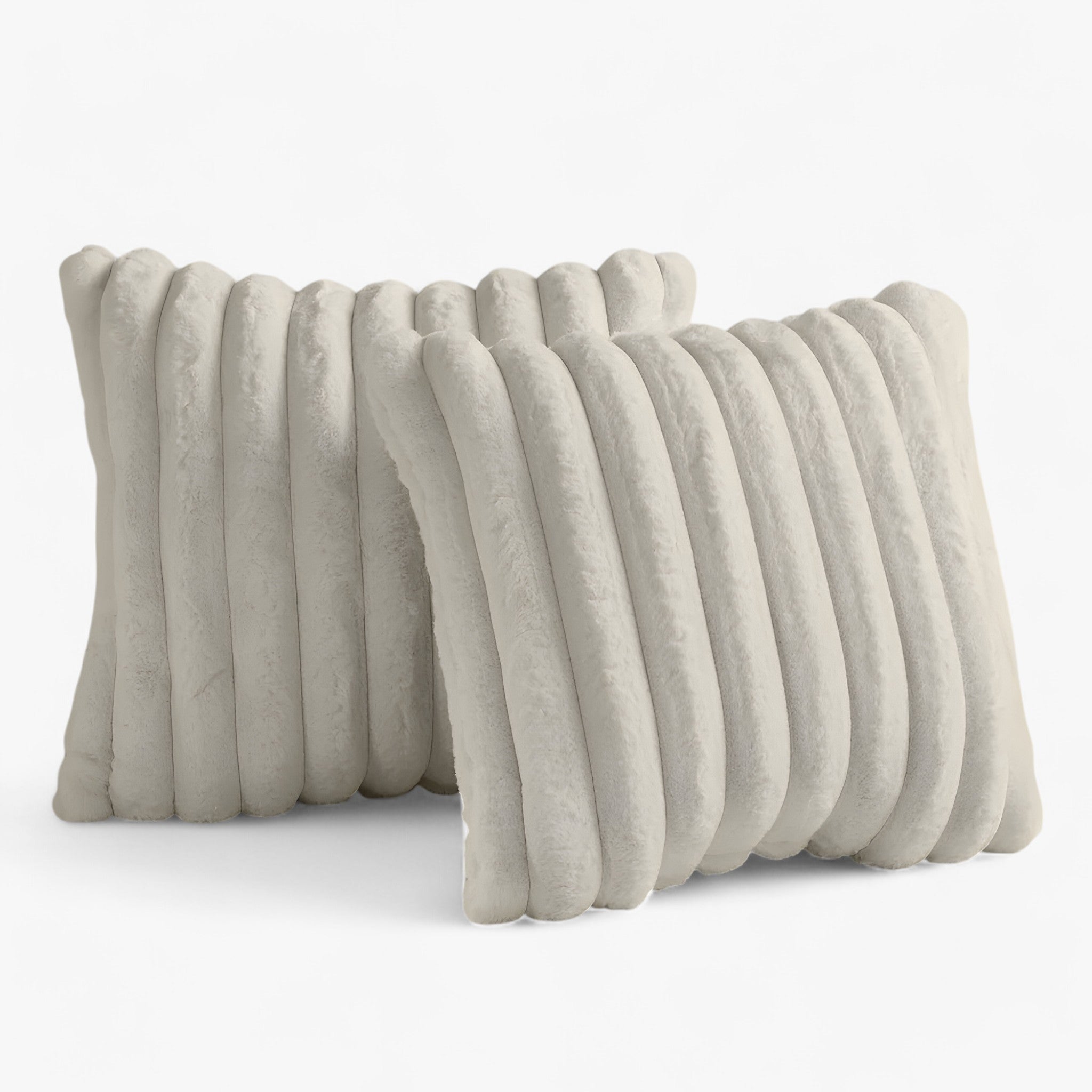 home & garden : Kussenhoes voor de Bank - Heerlijk Comfortabel en Stijlvol - Grijs in Abrikoos van Pantino