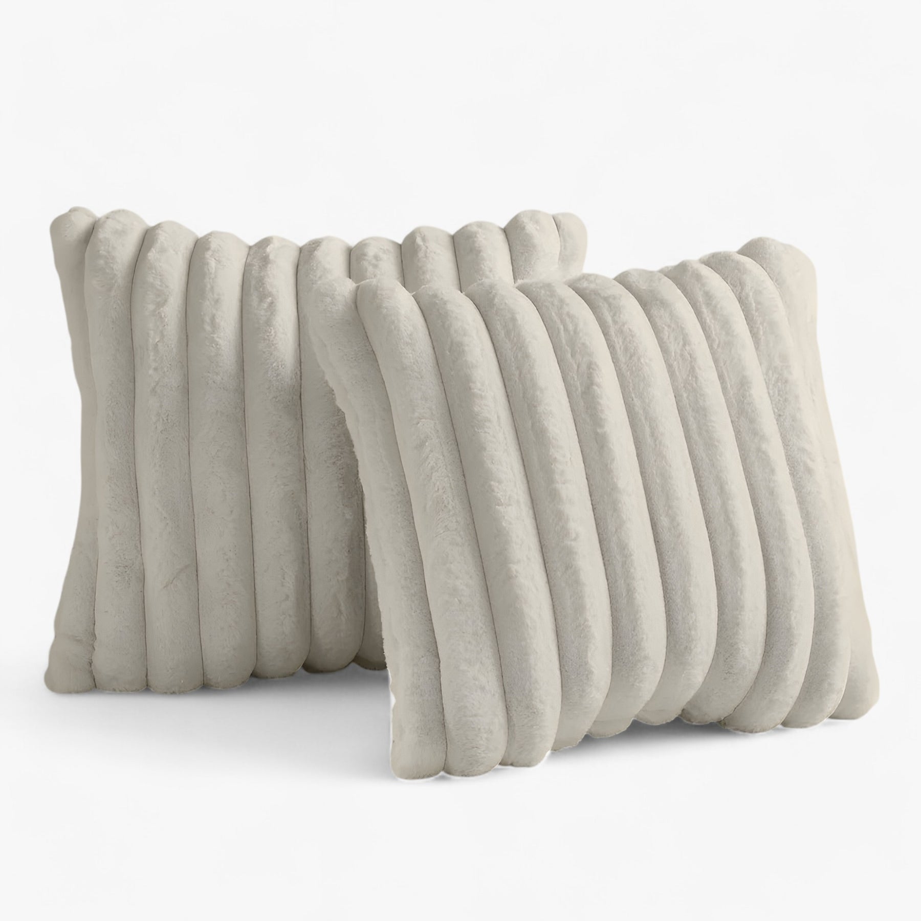 home & garden : Kussenhoes voor de Bank - Heerlijk Comfortabel en Stijlvol - Grijs in Abrikoos van Pantino