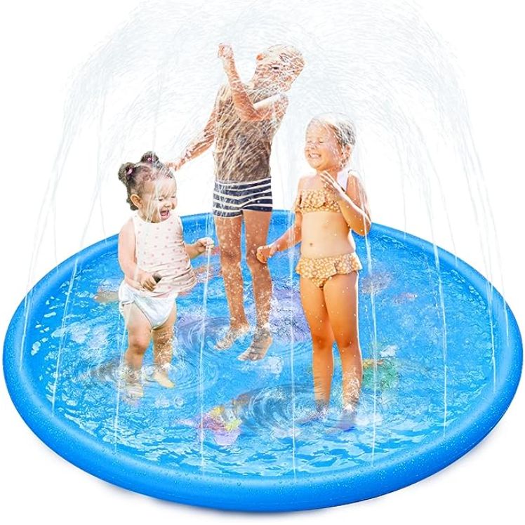 outdoor equipment : Sprinkler Speelmat Kinderen - Anti-Slip Water Plezier - PVC in 100x100cm van Pantino