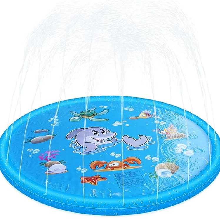 outdoor equipment : Sprinkler Speelmat Kinderen - Anti-Slip Water Plezier - PVC in 150x150cm van Pantino