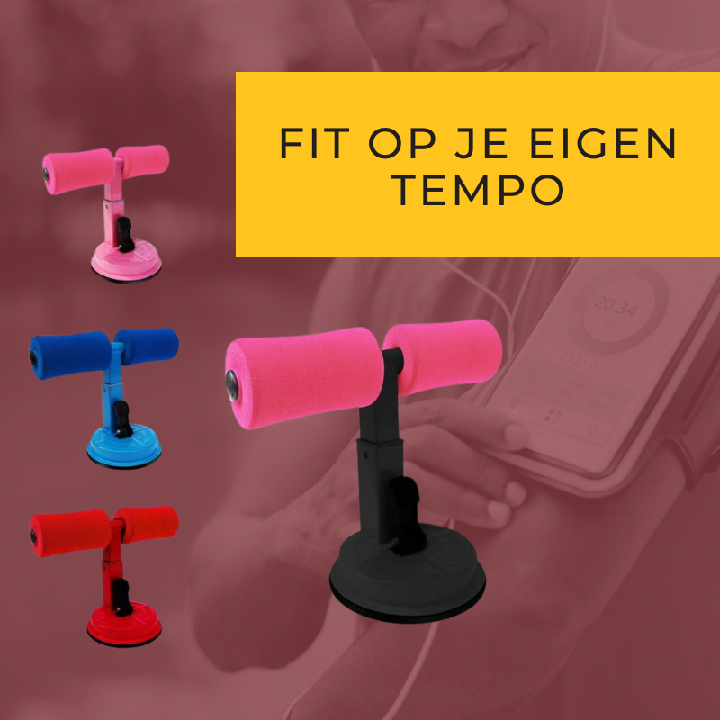 other : Zitstang Hulpmiddel Zwart - Thuis Fitness Oefening - Metaal in van Pantino