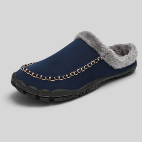 male slippers : Heren Pantoffels Instapmodel voor Warmte en Antislip Comfort in Blauw van Bonuze
