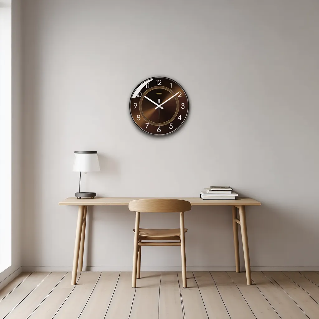 Horloges murales : Wandklok Design van Glas Woonkameraccessoire in van Pantinoshop