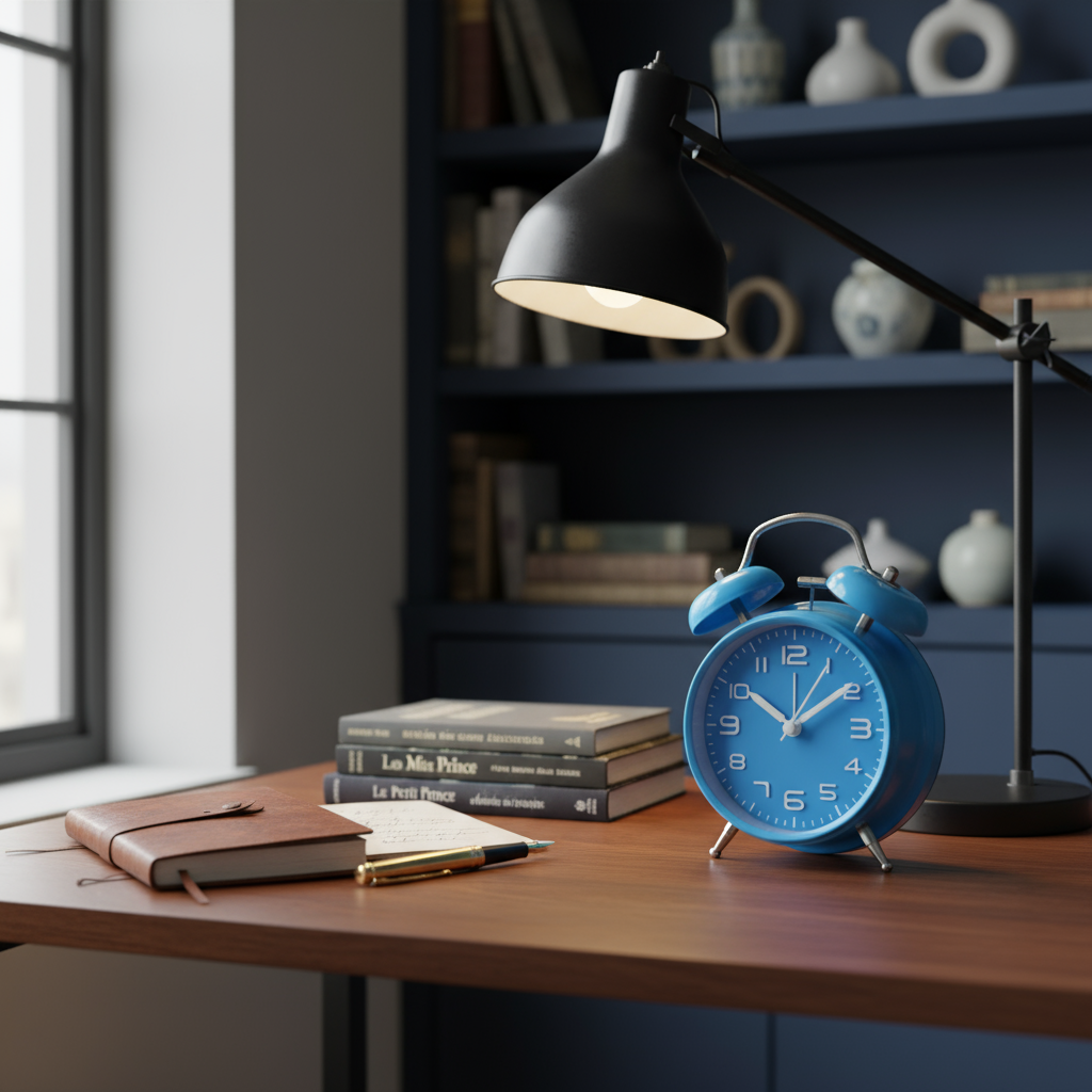 Horloges : Wekker Retro Metaal Lichtgevend Dubbele Bel - Luid Alarm Stil Premium in van Pantino