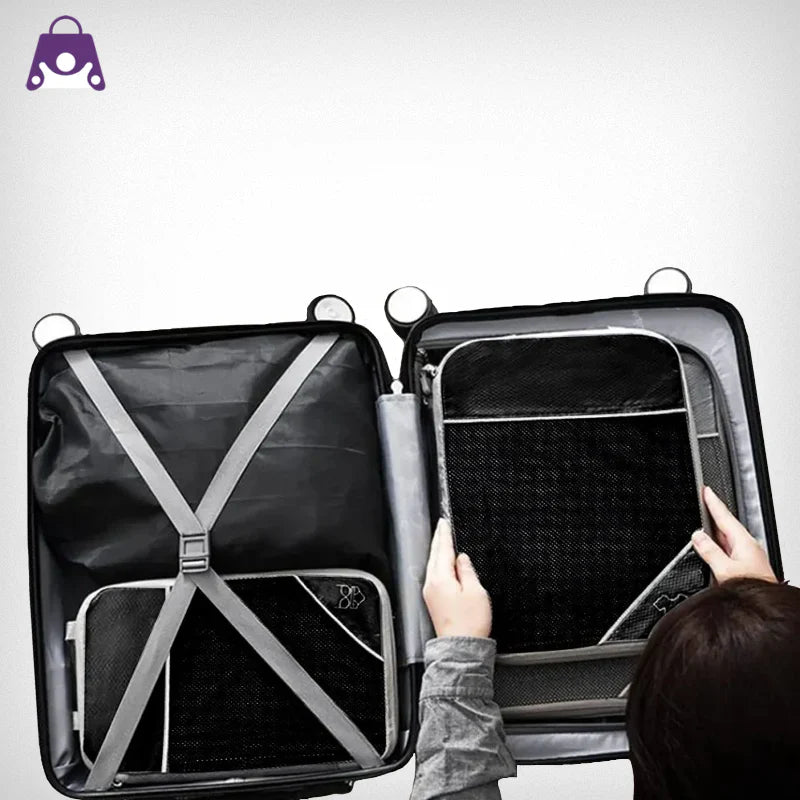 bags : Compressie Inpakblokken Set - Stressvrij Reizen Slim Inpakken - Nylon in van Pantino